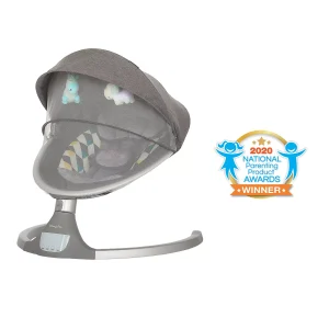 Zazu Cradling Swing by , Grey and Blue