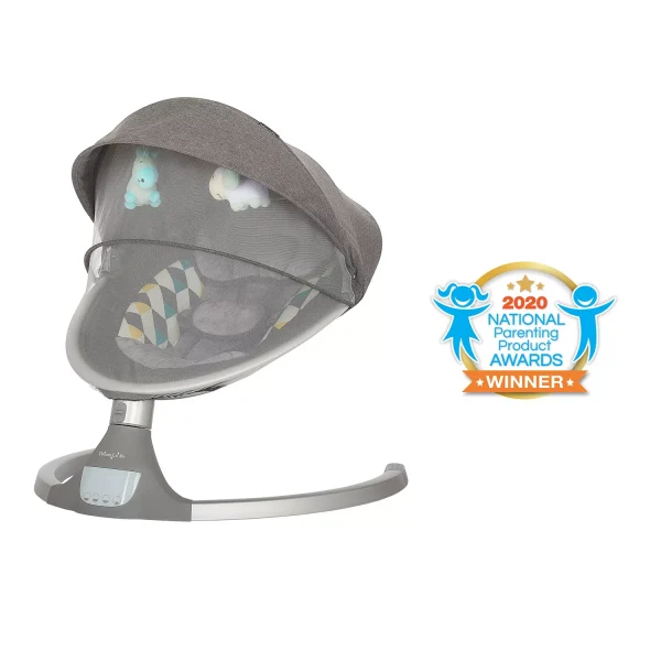 Zazu Cradling Swing by , Grey and Blue