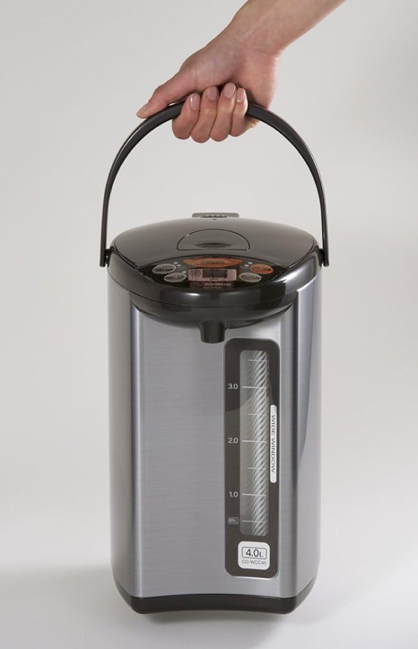 Zojirushi Micom Water Boiler   Warmer, 135 oz. / 4.0 Liters, Silver - Image 3