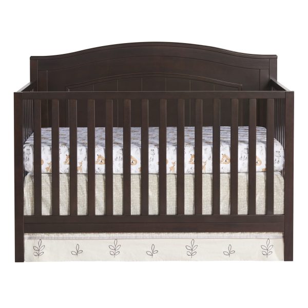 Oxford Baby North Bay 4-in-1 Convertible Crib, Espresso Brown, GREENGUARD Gold Certified, Wooden Crib - Image 8