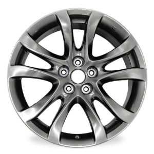 19  19 7.5  Automotive Rim New Single Wheel for Mazda 6 2014   2017 Dark Hyper Silver OEM Quality Replacement