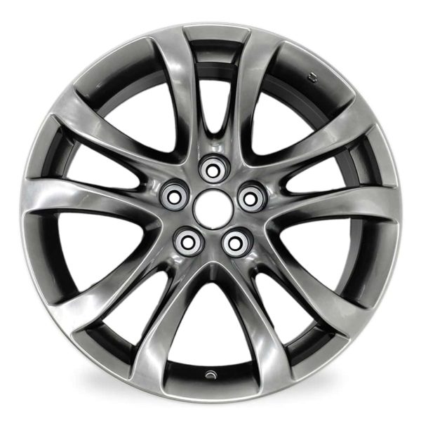 19  19 7.5  Automotive Rim New Single Wheel for Mazda 6 2014   2017 Dark Hyper Silver OEM Quality Replacement