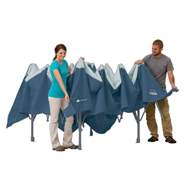14  x 14  Instant Lighted Canopy for Camping   Blue, Gray - Image 6
