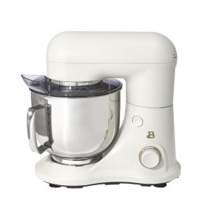 Beautiful 5.3QT Capacity Lightweight   Powerful Tilt-Head Stand Mixer, White Icing by Drew Barrymore