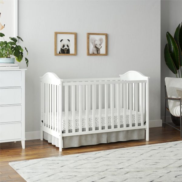 Baby Relax Adele 3-in-1 Convertible Crib, White - Image 2