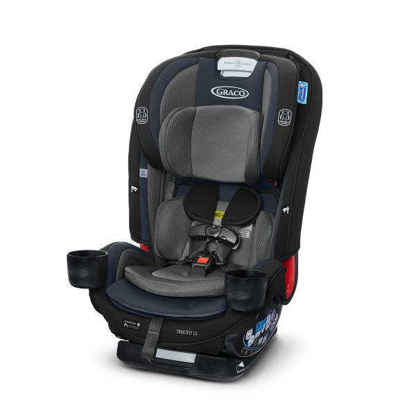 True3Fit LX 3-in-1 Car Seat, Fits 3 Car Seats Across, Bates