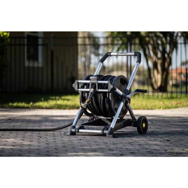 Gorilla GRM-200G 200 ft. Aluminum Zero Rust Premium Mobile Hose Reel - Image 3