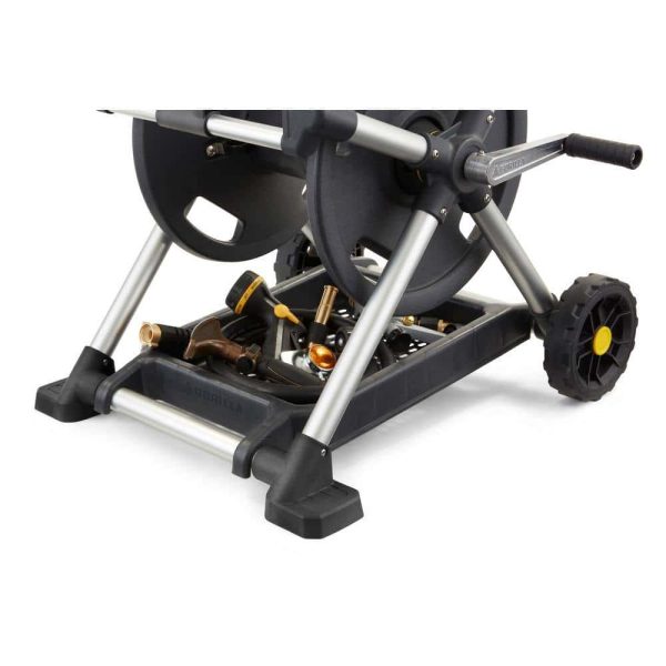 Gorilla GRM-200G 200 ft. Aluminum Zero Rust Premium Mobile Hose Reel - Image 4