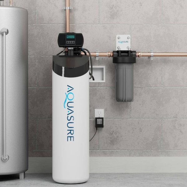 AQUASURE AS-HL32C Harmony Lite Compact ALL-In-One 32,000 Grain Whole House Water Softener with Triple Purpose Pre-Filter - Image 2
