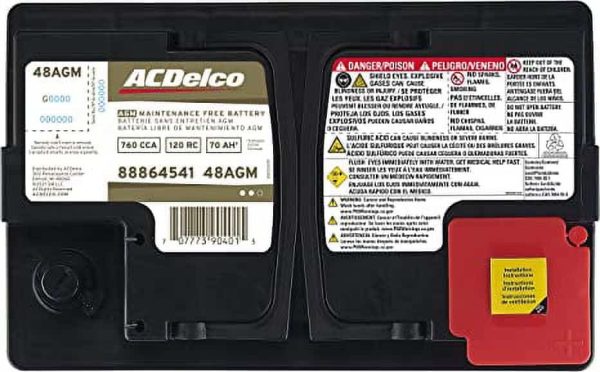 ACDelco AGM Automotive BCI Group 48 Battery 48AGM - Image 3