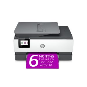 Office 8025e All-in-One Wireless Color Inkjet Printer   6 months free Instant Ink with +