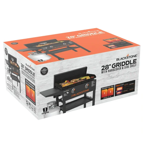 Original 2-Burner 28  Propane Omnivore Griddle with Hard Cover - Image 9