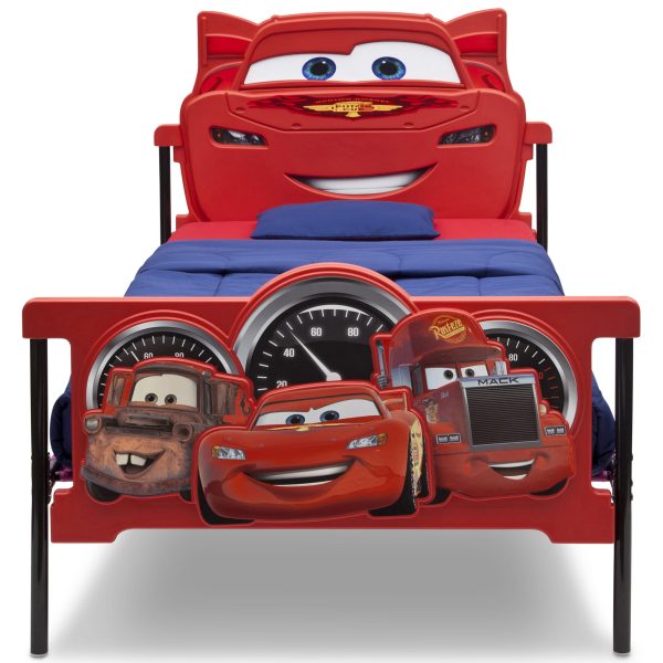 /Pixar Cars Plastic 3D-Footboard Twin Bed by - Image 6