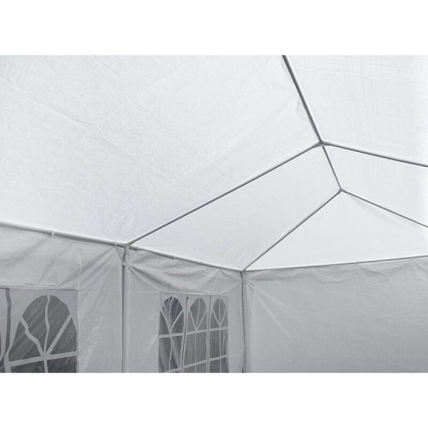ZenSports 10x30FT Outdoor Party Tent Gazebo Wedding Canopy Tent, Heavy-Duty Steel Waterproof UV Protection White - Image 7