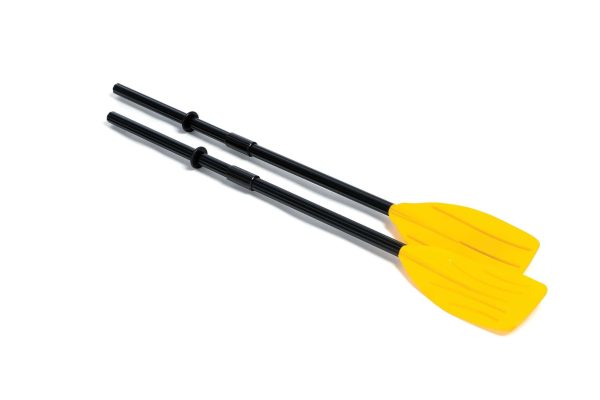101 Inch Rapid Rider 4-Person Floating Raft and  Boat Oars - Image 5