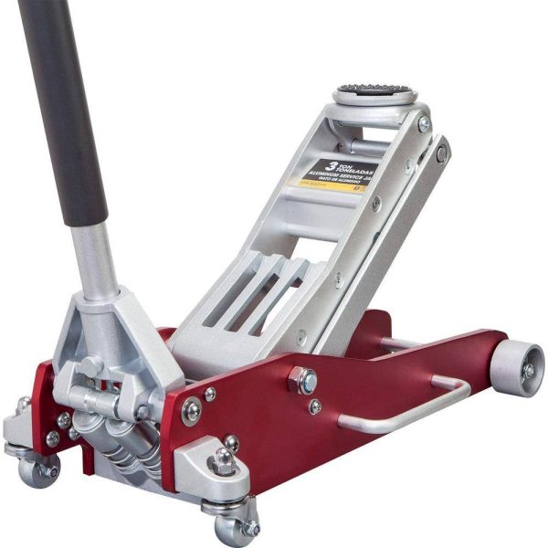 AT830003XLR 3-Ton Low-Profile Aluminum Floor Jack with Dual Piston Speedy Lift
