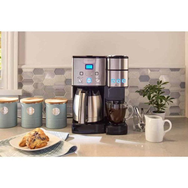 Coffee Center 12-Cup Stainless Steel Coffee Maker and Single-Serve Brewer - Image 2