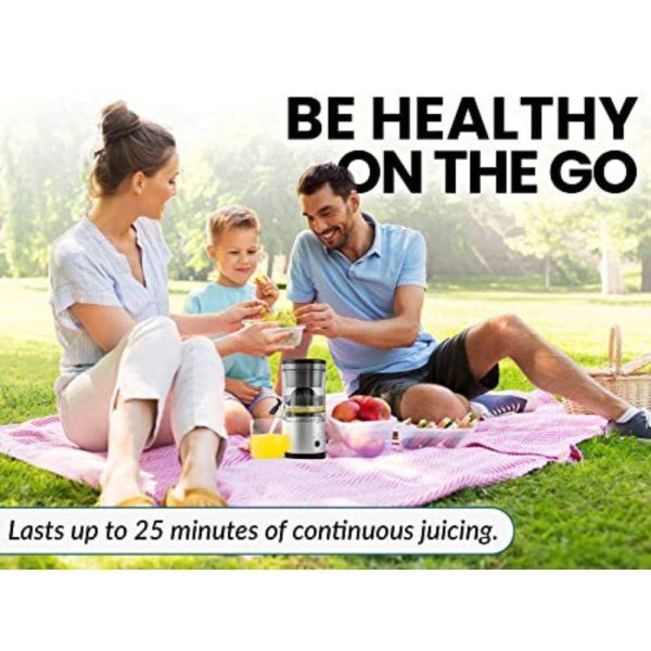 Zulay Kitchen 45-Watt Juice Vortex Lemon and Orange Juicer with USB Charger and Cleaning Brush Included - Image 4