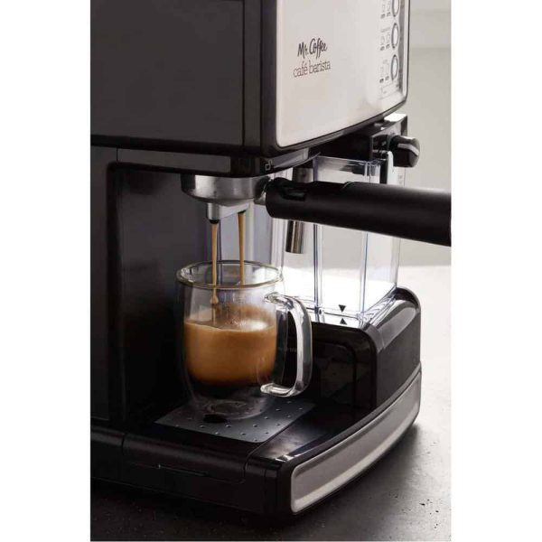 Mr. Coffee  1-Cup Cafe Barista in Black Stainless Steel - Image 3