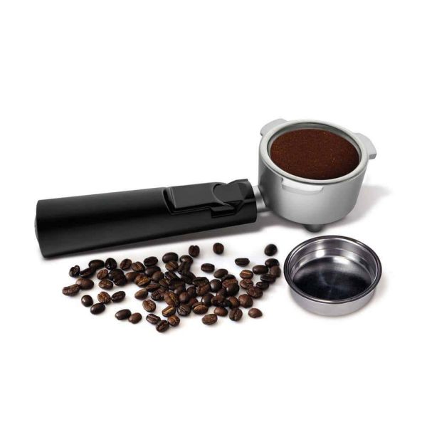 Mr. Coffee  1-Cup Cafe Barista in Black Stainless Steel - Image 2