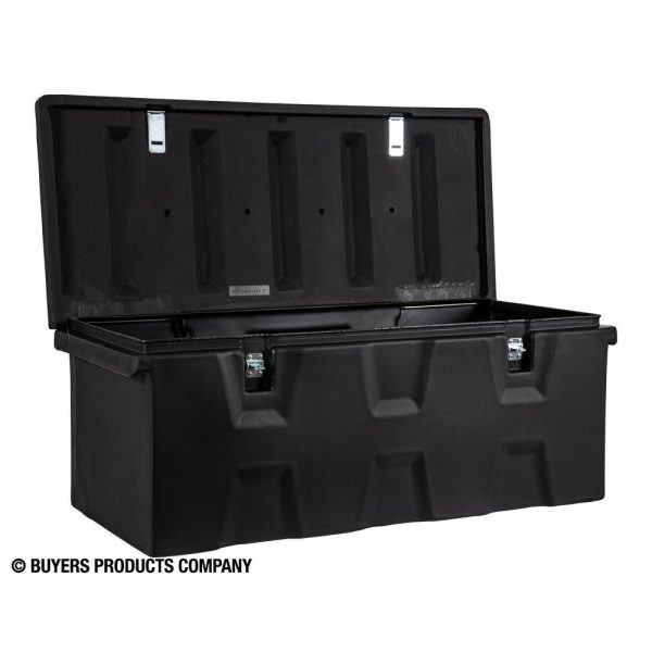 Buyers Products Company 1712240 17.25 in. x 19 in. x 44 in. Matte Black Plastic All-Purpose Truck Tool Box Chest - Image 3