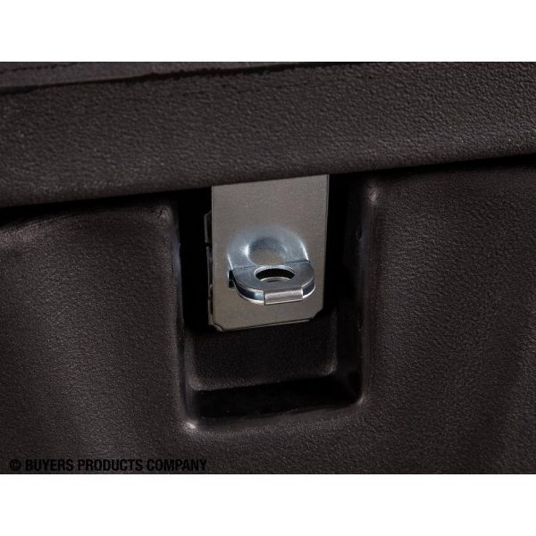 Buyers Products Company 1712240 17.25 in. x 19 in. x 44 in. Matte Black Plastic All-Purpose Truck Tool Box Chest - Image 7