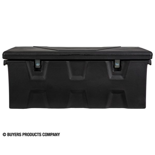 Buyers Products Company 1712240 17.25 in. x 19 in. x 44 in. Matte Black Plastic All-Purpose Truck Tool Box Chest - Image 2