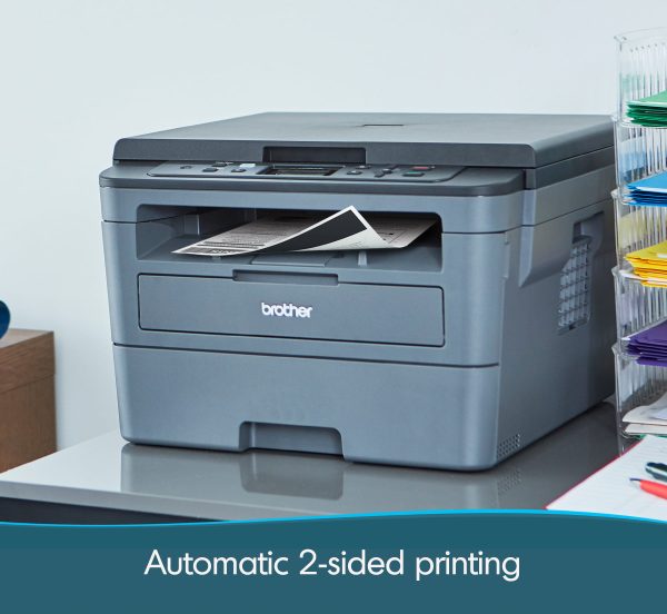 HL-L2390DW Monochrome Laser Printer with Convenient Flatbed Copy   Scan, Duplex Printing and Wireless Connectivity - Image 7