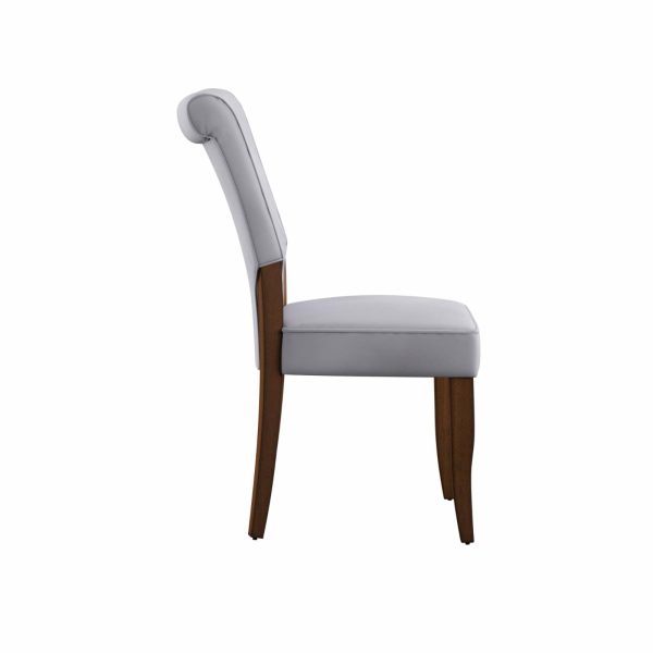 Alamosa Velvet Parson Chairs   Set of 2, Olive - Image 3