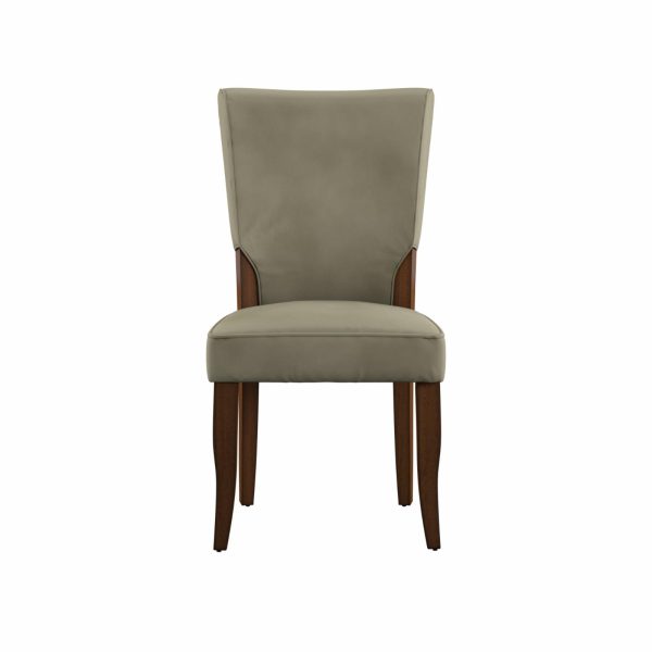 Alamosa Velvet Parson Chairs   Set of 2, Olive - Image 4