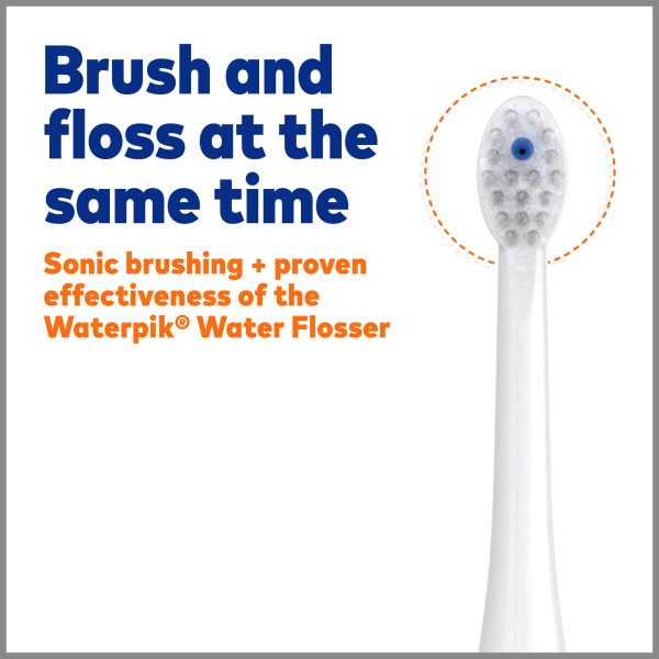 Waterpik Sonic-Fusion 2.0 Flossing Toothbrush, Electric Toothbrush   Water Flosser Combo, White - Image 8