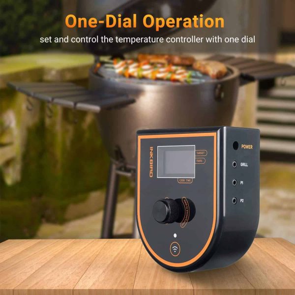 INKBIRD BBQ Temperature Controller, Wireless Automatic Food Thermometer, Free Adapter and Carry-All Case, ISC-007BW - Image 3