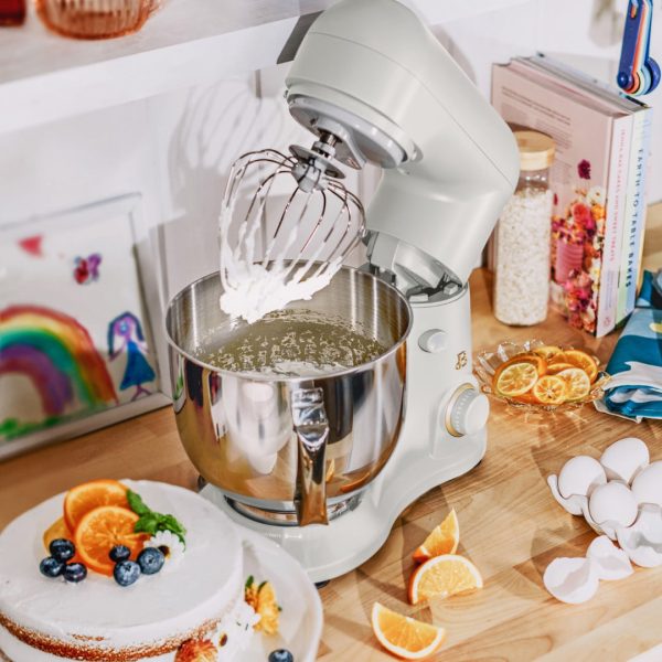 Beautiful 5.3QT Capacity Lightweight   Powerful Tilt-Head Stand Mixer, White Icing by Drew Barrymore - Image 5