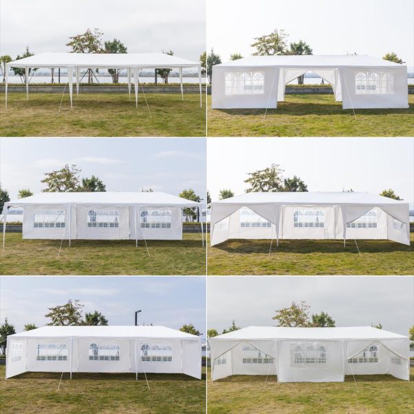 Zimtown 10x30ft Party Patio Tent Canopy Gazebo Pavilion Event Canopies(8 sides) - Image 5