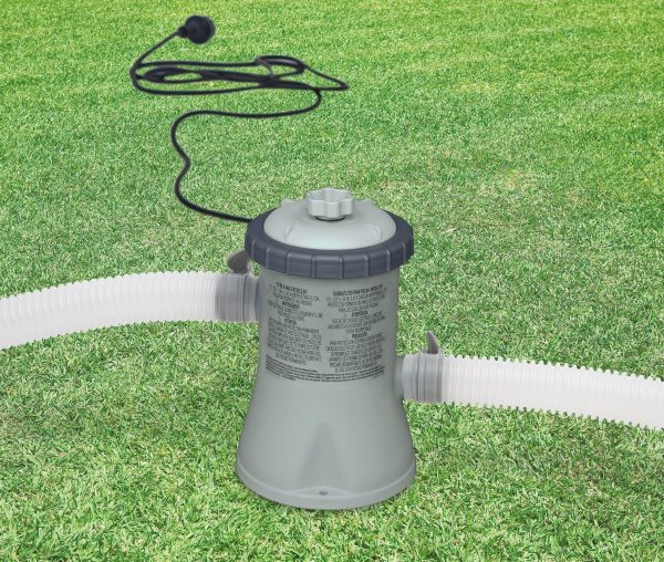 10ft x 30in Easy Set Above Ground Inflatable Family Swimming Pool   Pump - Image 4
