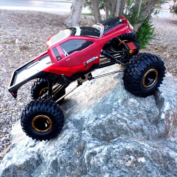 Redcat Racing Everest 10 1:10 Scale Rock Crawler Electric Brushed RC Truck, Red - Image 5