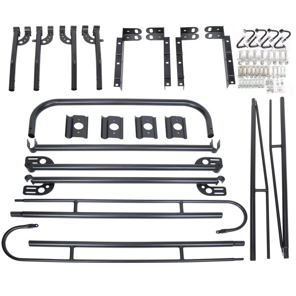 Kojem Universal Kayak Lumber Rack 1000 LBS Adjustable Truck Bed Rack Contractors Ladder Pickup Side Bar Long Cab Over-Cab - Image 8