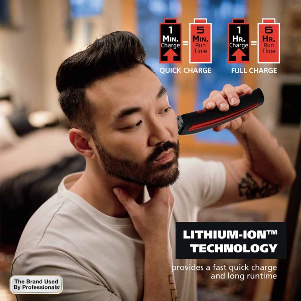 Wahl Edge Pro Lithium-Ion Cordless Beard Trimmer with T-Blade17 pc Grooming Kit for Men   9895 - Image 6