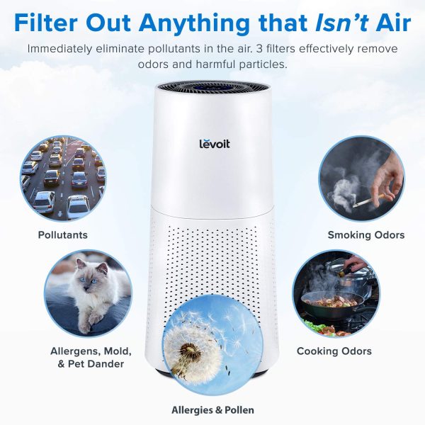 True HEPA Air Purifier LV-H134 Tower Pro for Extra-Large Rooms  (1170 sq. ft), with Smart Laser Sensor, Auto Mode, Energy Star - Image 5