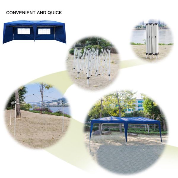 Zimtown 10 x 20  4 Walls Pop Up Outdoor Instant Folding Wedding Canopy Party Tent Gazebo Ez - Image 7