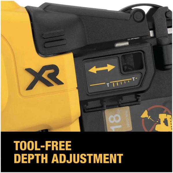 DCN680B 20V MAX XR Lithium-Ion Cordless 18-Gauge Brad Nailer (Tool Only) - Image 5