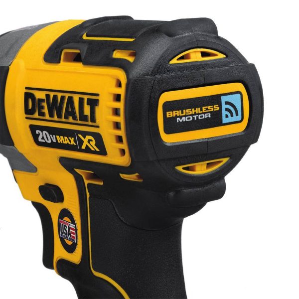 DCF888B 20V MAX XR with Tool Connect Cordless Brushless 1/4 in. Impact Driver (Tool Only) - Image 4