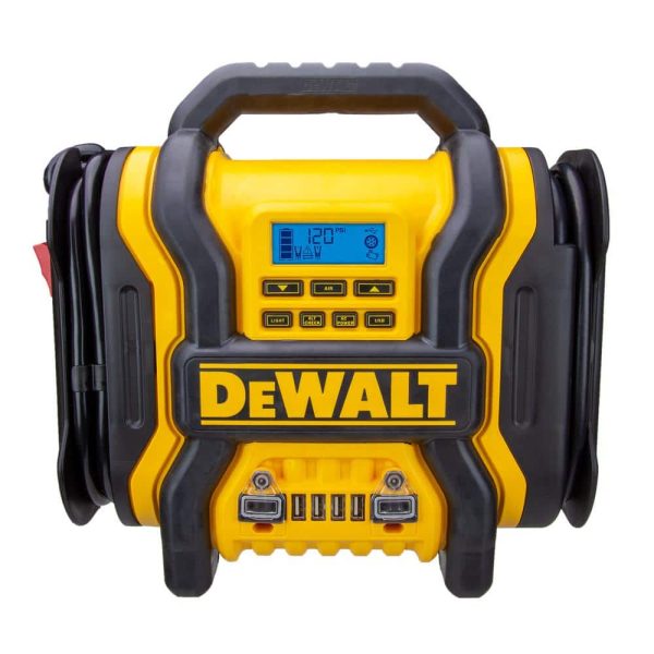 DXAEPS14 1600 Peak Amp Portable Car Jump Starter with 120 PSI Digital Air Compressor and 500-Watt Inverter