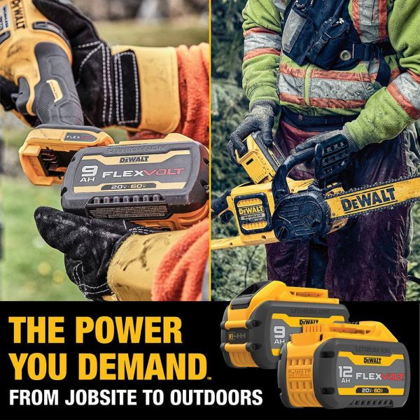 DCST972X1WAS4ED 60V MAX Brushless Cordless Battery Powered Attachment Capable String Trimmer Kit with Edger Attachment - Image 9