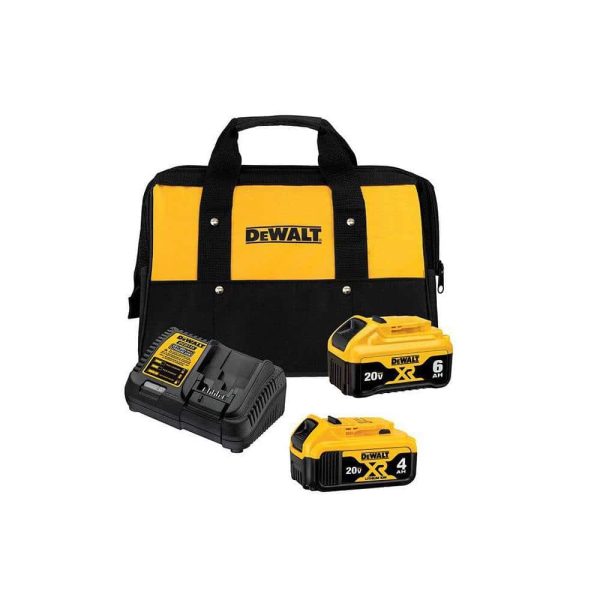 20V MAX XR Premium Lithium-Ion 6.0Ah and 4.0Ah Starter Kit