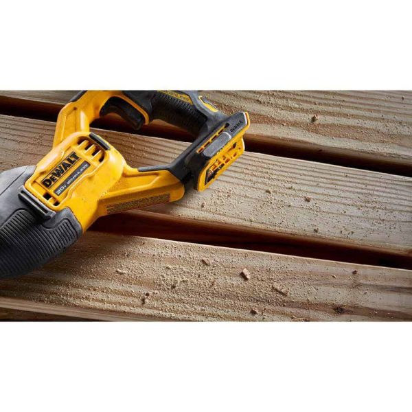 DCB246CKWCS382B 20-Volt MAX XR Cordless Brushless Reciprocating Saw with 20-Volt MAX XR Premium Lithium-Ion 6.0Ah and 4.0Ah Starter Kit - Image 11