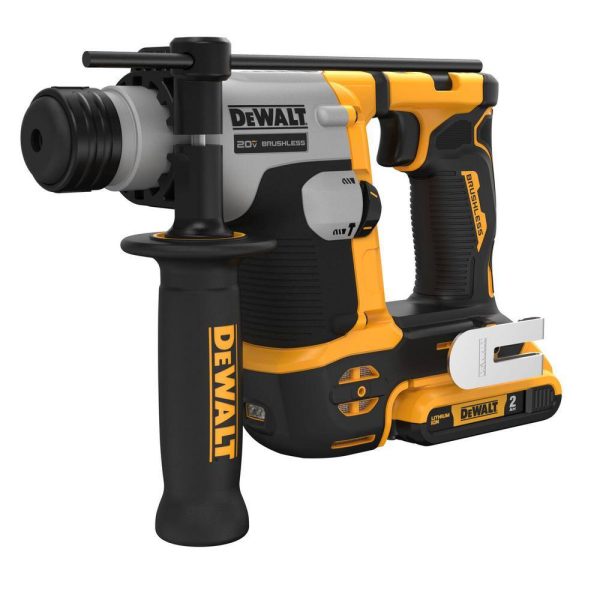 DCH172D2 20V Max Lithium-Ion Brushless Cordless 5/8 in. SDS PLUS Rotary Hammer Kit with Two 2.0Ah Batteries and Charger - Image 4