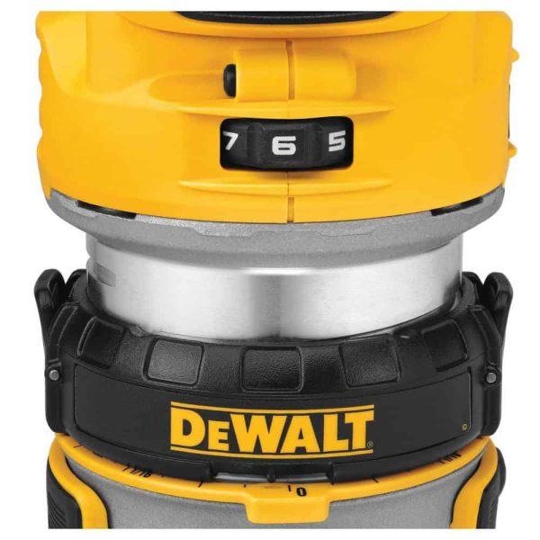 20V MAX XR Cordless Compact Fixed Base Router, (1) 20V 6.0Ah Battery, (1) 20V 4.0Ah Battery, and (1) 2.0Ah Battery - Image 12