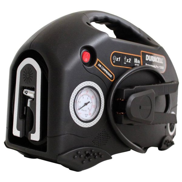 Duracell DR1300PWR PowerPack Pro 600-Watt Jump Starter Inverter and Air Compressor - Image 2