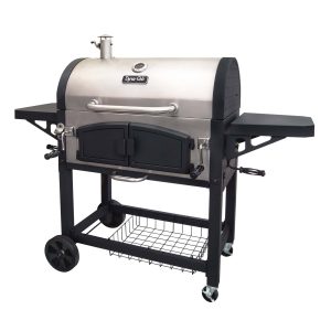 Dyna-Gio 32  Barrel Charcoal Grill with Side Shelves